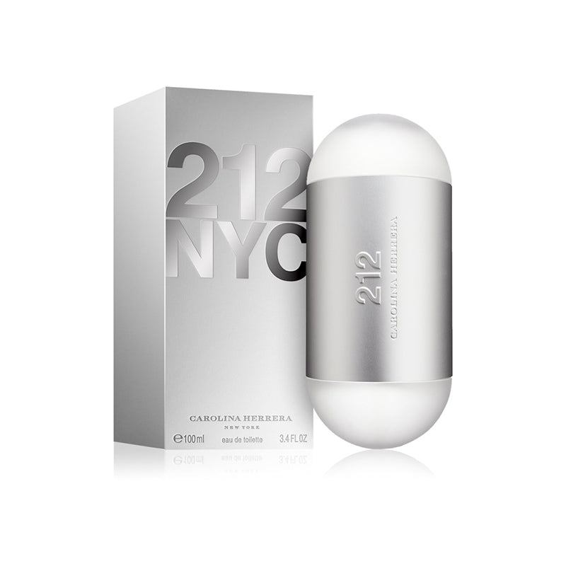 212 NYC Carolina Herrera Eau de Toilette – Perfume Femenino Floral y Fresco
