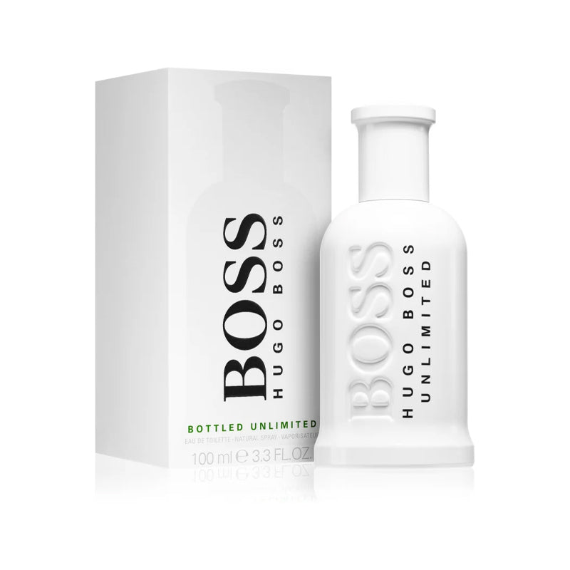 Hugo Boss Boss Bottled Unlimited Eau de Toilette - Perfume Masculino Energizante, Verde y de Alta Gama