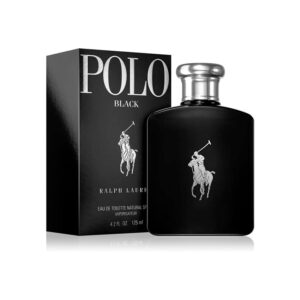 Ralph Lauren Polo Black Eau de Toilette - Perfume Masculino Moderno, Urbano y Seductor