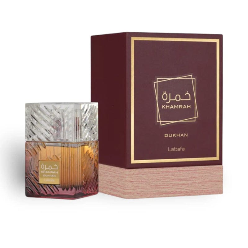 Khamrah Dukhan Lattafa Perfume Masculino - Sofisticado y Enigmático